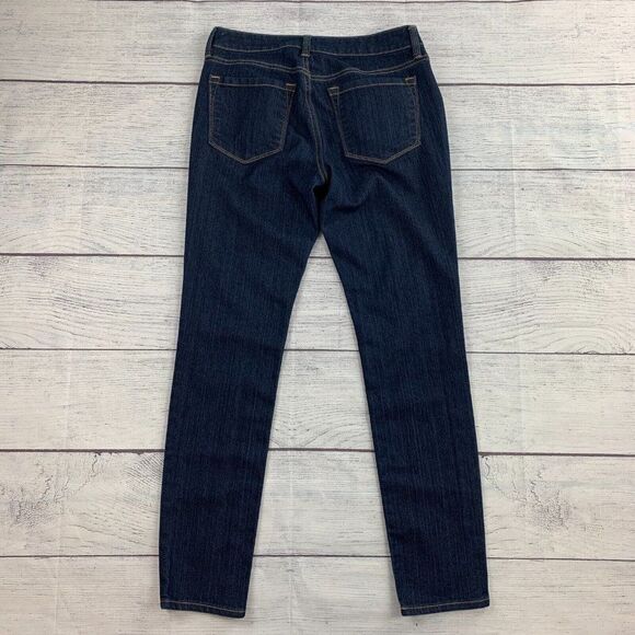 LOFT Jeans 2 Curvy Skinny Dark Wash Inseam 30" - Picture 4 of 9